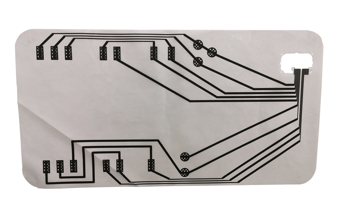 玩具薄膜线路定制-跳舞毯导电膜线路印刷-丝网碳浆导电印刷厂