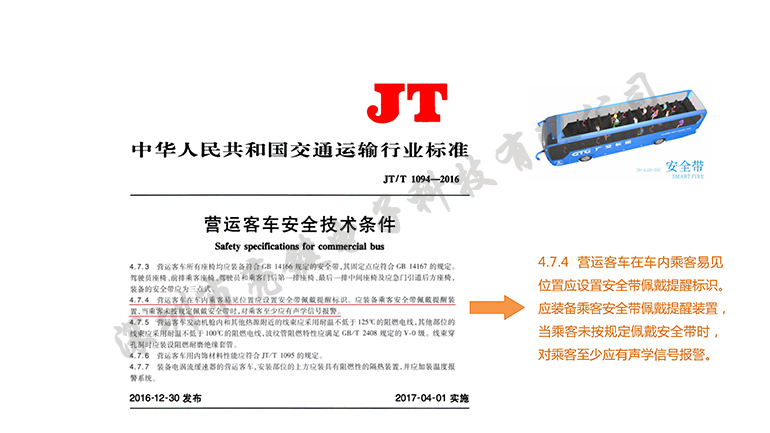 客运车安全带提醒系统解决方案4